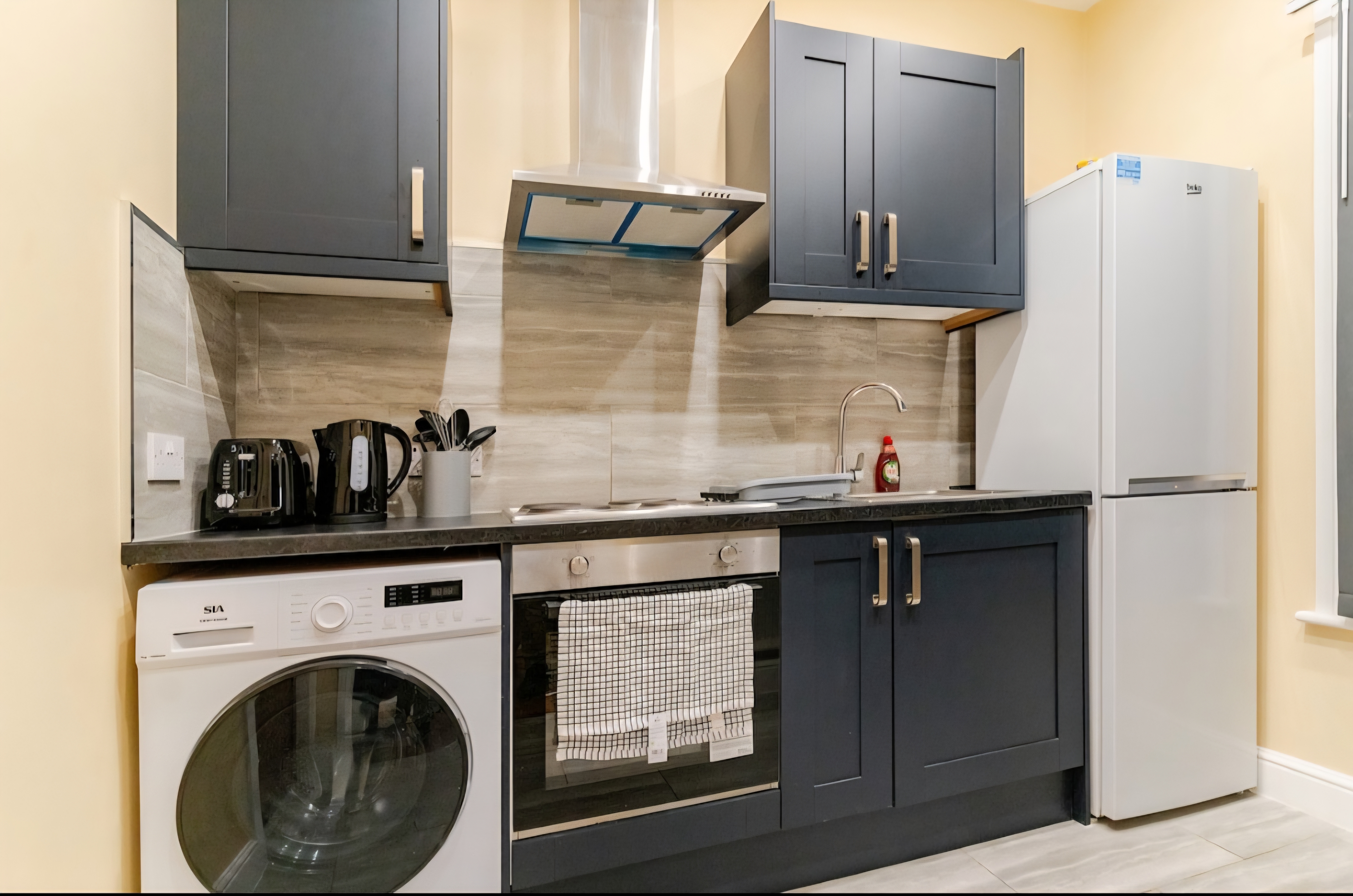 Kitchen Sleek Luxury Apartments